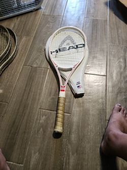 Head Comp Pro Composite Professional Midsize 4 1/4 L2 Tennis Racket w/Cover