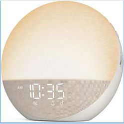 ODOKEE Sunrise Alarm Clock-White Noise Machine-Natural Dimmable Wake Up Light