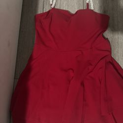 Red macy’s dress
