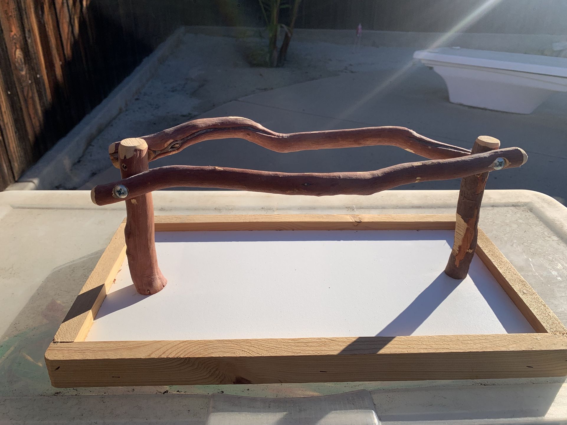 Handcrafted Bird Perch 