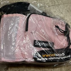 Supreme Cordura Side Bag Pink With Bottle 