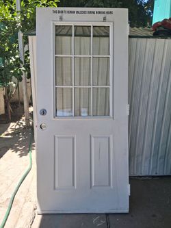 Outside door