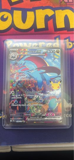 Pokemon 30th Celebration Salamence ex Card