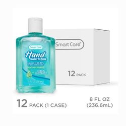 SMART CARE 8oz Hand Sanitizer with Aloe Vera & Vitamin E (12pk Case)
