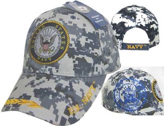 U.S. Navy Emblem Digital Camouflage Cap