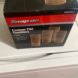 Snap On Tiki Tumblers Set
