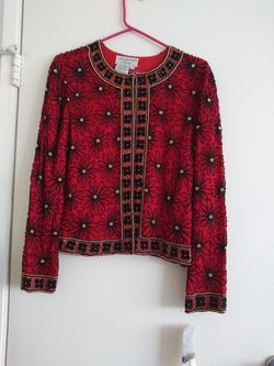 Hand decorated jacket