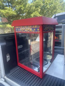 Popcorn machine, new condition