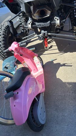 Electric scooter girl