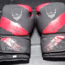 Brand New Boneman 14oz Boxing Gloves for All Levels Red/Black 
