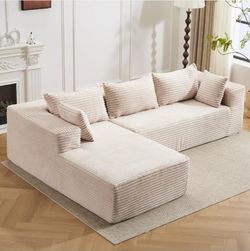Brand new Modular Sectional Sofa / Modular Sectional

Couch - Corduroy Plush, Extra Comfortable 