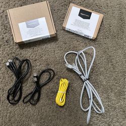 Ethernet Cable Bundle Cat6 + Cat5 High - Speed Internet Cables
