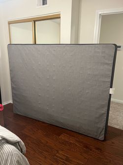 Full/Queen Size Mattress Gray Fabric