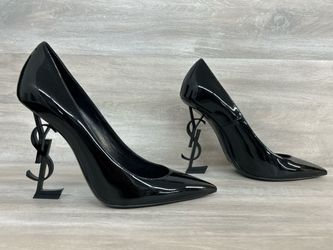 YSL Saint Laurent Opyum Patent Leather Pumps Women Sz 9 (PO1021291)