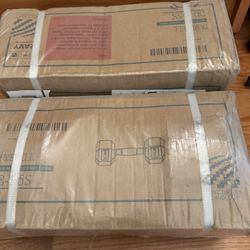 [brand new] Gianna 45 lbs Hex Dumbbell Pair