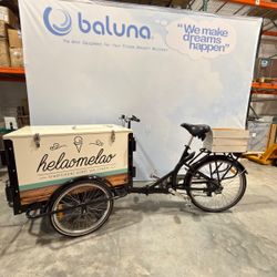 Custom Gelato / Ice Cream Tricycle Cart – Mobile Dessert Business Bike