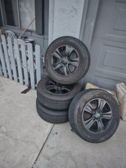 Tires with rims 16 x 6.5