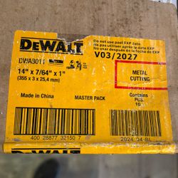 Dewalt Metal Blade 14”x7/64”x1”