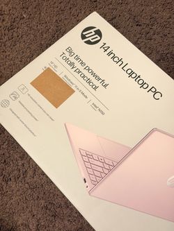 HP 14-Inch Laptop PC Pink Intel N150