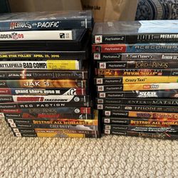Big Ps2 Game Collection