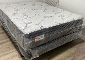NEW MATTRESS QUEEN SIZE PILLOW-TOP WITH BOX SPRING