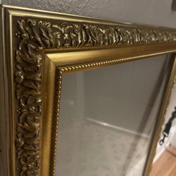 Antique Wooden Gilded Gold Picture Frame 
