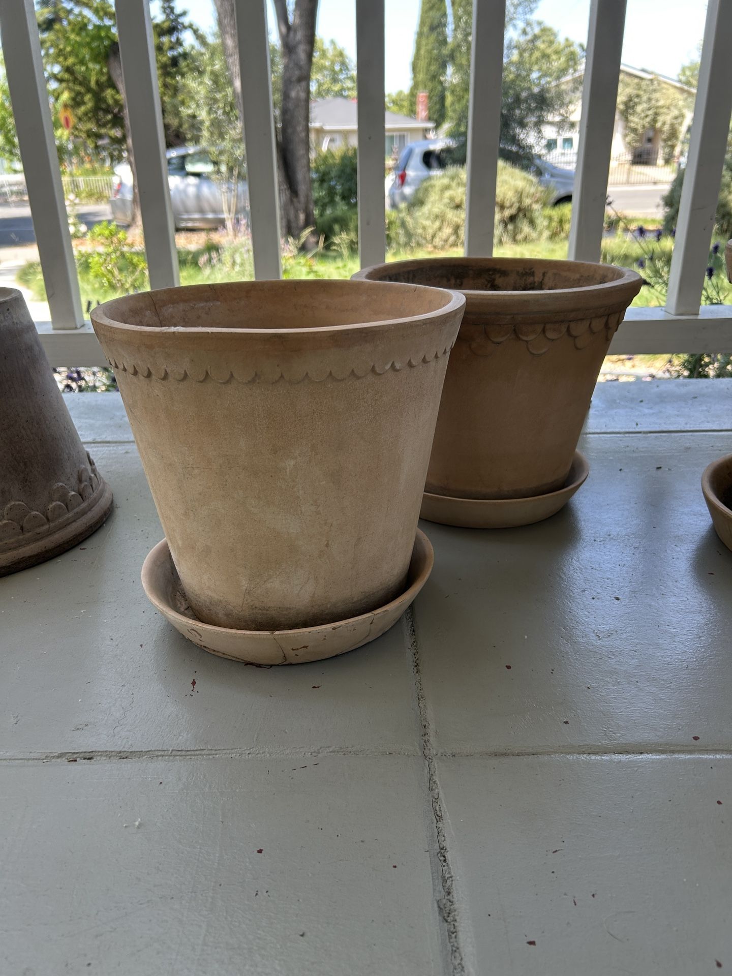 Terrain Anthropology Bergs Helena Terracotta Pot + Saucer Set