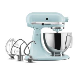 KitchenAid® Deluxe 4.5 Quart Tilt-Head Stand Mixer, 	Mineral Water Blue