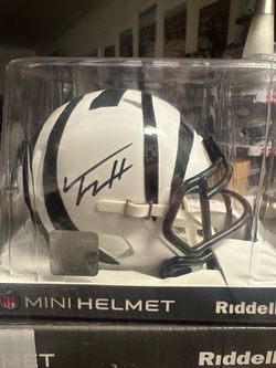 Trey Hendrickson Signed Cincinatti Bengals Riddell Speed Mini Helmet Beckett
