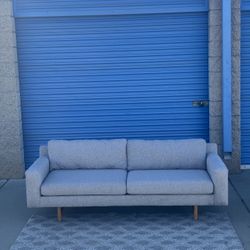 West Elm Drake Sofa - Excellent Condition - Modern Grey - FREE DELIVERY