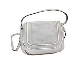 Kate Spade Gray Leather Crossbody Bag