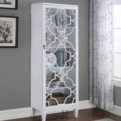 Brand New Tall White Cabinet