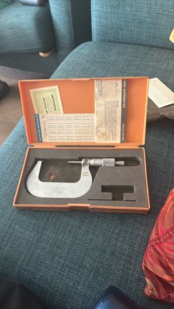 Mitutoyo-OD MICROMETER- MODEL 101-119- RANGE 2.000-3.000" X .0001"-(ITEM S14)