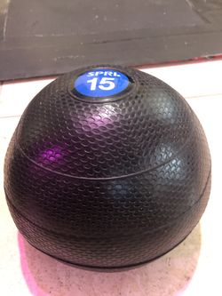15lb medicine ball like new
