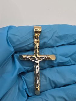 14kt Jesus Cross Pendant