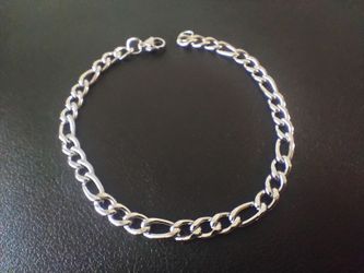 Stainless Steel Bracelet-Figaro