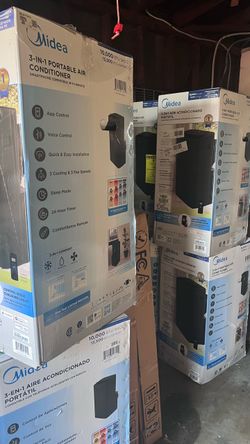 🔥 TOSHIBA 10,000 BTU SMART PORTABLE AIR CONDITIONER 🔥  ❄️ 10,000 BTU – Cools Up to 450 Sq. Ft. 📱 Wi-Fi / Toshiba App Control 🗣️ Alexa & Google Hom