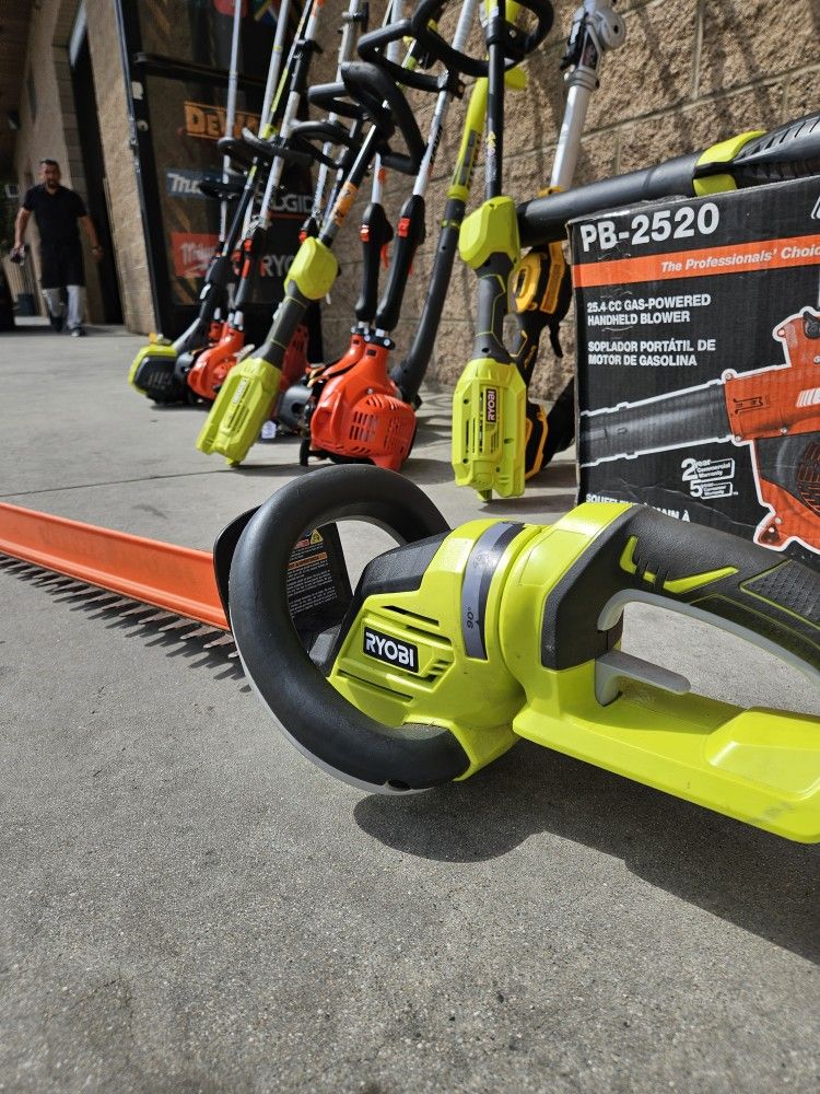 RYOBI 18V CORDLESS BRUSHLESS HEDGER TRIMMER TOOL ONLY NEW