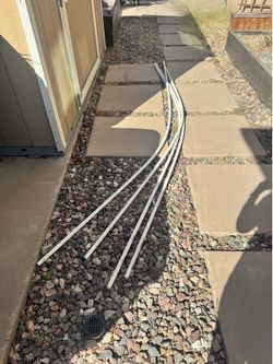 FREE 1/2” PVC pipe 4(16’)