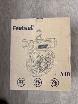Featwell A10 Camping Fan with Light
