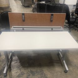 Herman Miller Flip Top Everywhere Tables! We Have Have Herman Miller Caper Chairs!