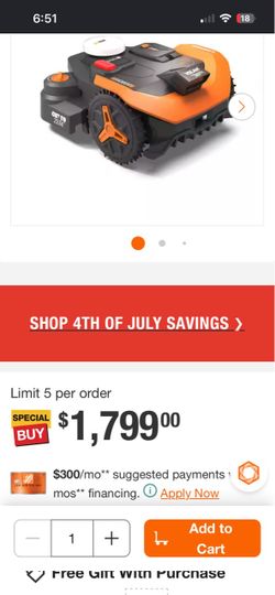 WORX Landroid Robotic Lawn Mower