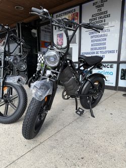 Electric Bike With Headlight 