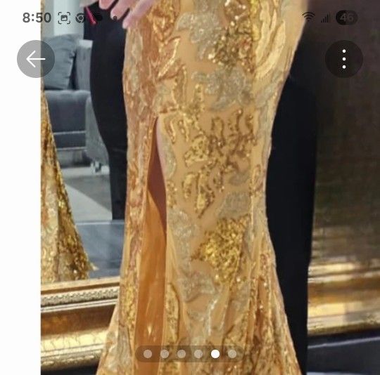 Gown In Gold