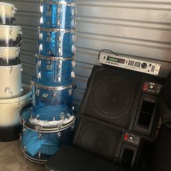 Drums And Stereo Equipment! 🥁 