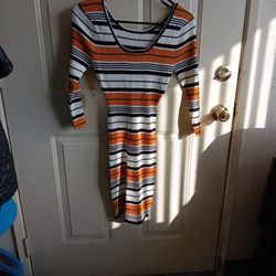 Yellow/ Black Sweater Dress Size M