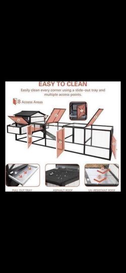 New Chicken Coop Chicken Run Rabbit Run Rabbit Hutch Chicken Cage Chicken Cool