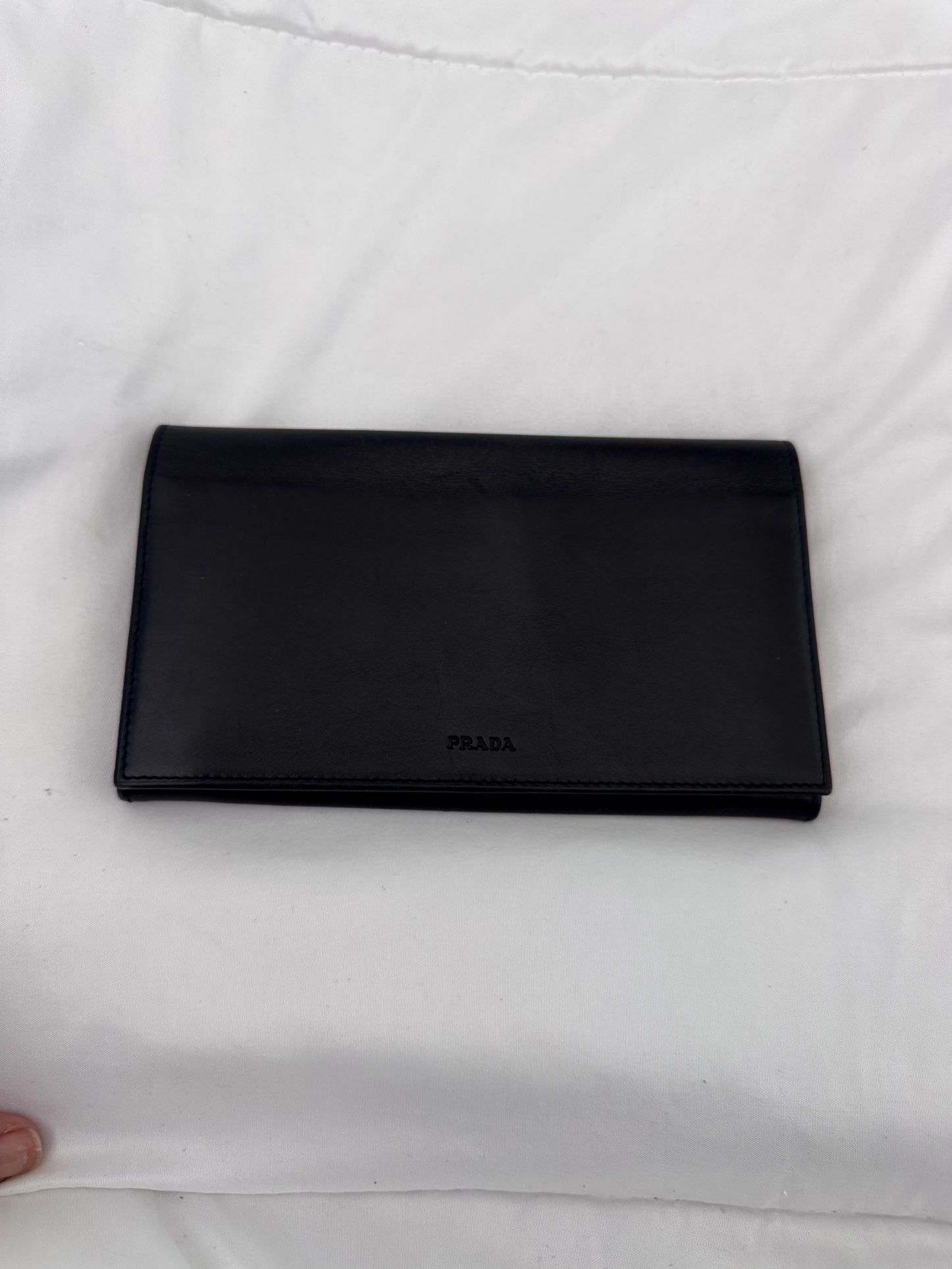 PRADA Wallet - Black leather
