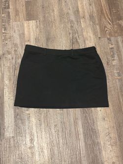 Women’s Classic Black Mini Skirt Career Casual