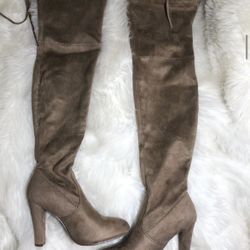 High Knee Heel Boots